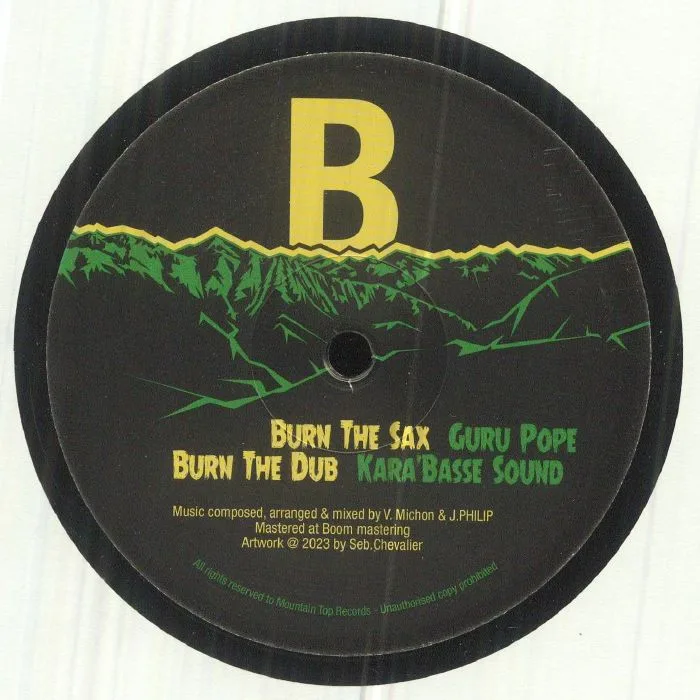 Обратная сторона обложки — RANKING FOX / VAL TRIBULATION / GURU POPE / KARABASSE SOUND — Burn The Town