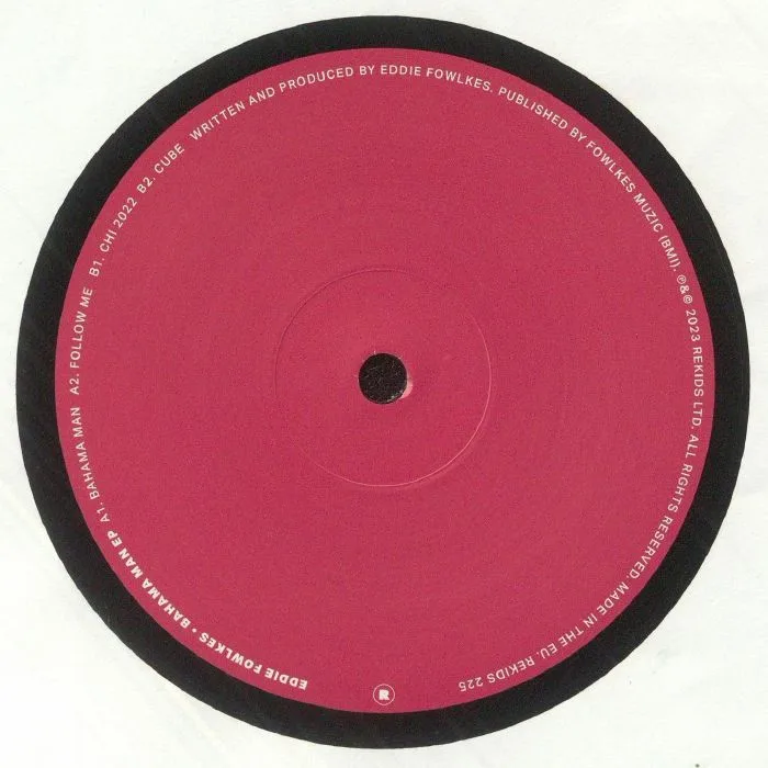 Back cover — Eddie FOWLKES — Bahama Man EP