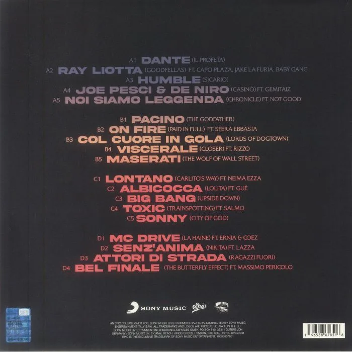 Back cover — EMIS KILLA — Effetto Notte (L'alba)