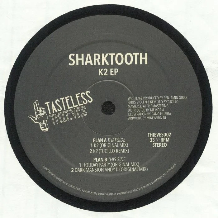 Back cover — SHARKTOOTH — K2 EP