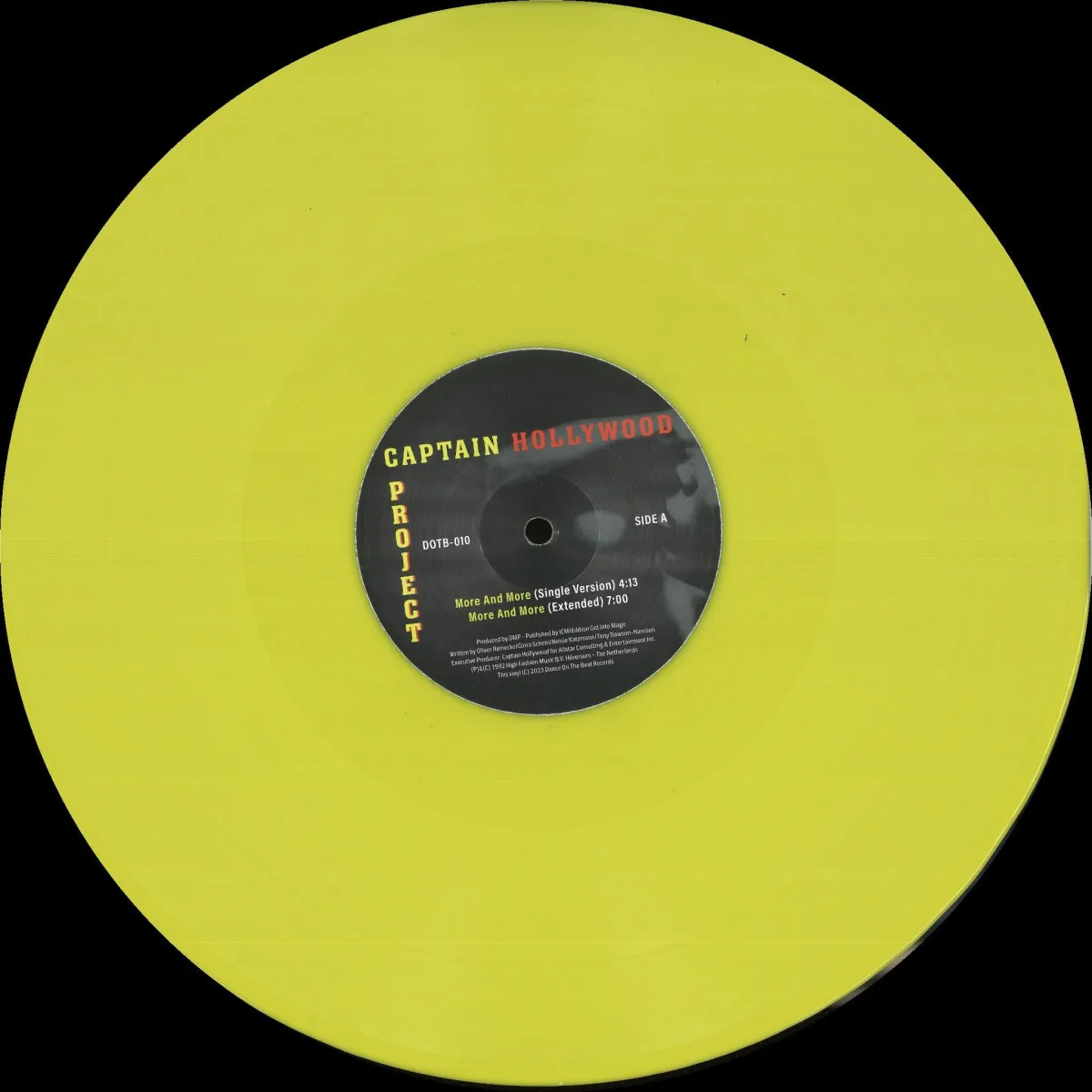 CAPTAIN HOLLYWOOD PROJECT — MORE AND MORE