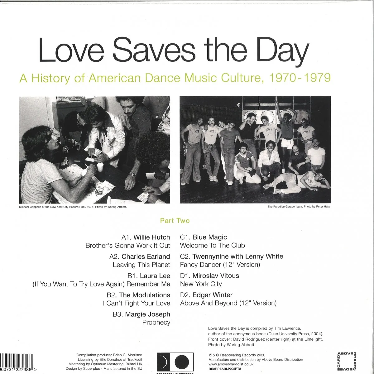Back cover — Various — Love Saves the Day : A History Of American Dance Music Culture 1970-1979 Part 2