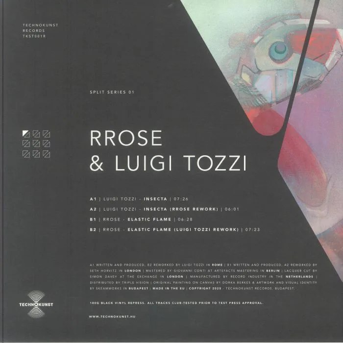 Обратная сторона обложки — RROSE / LUIGI TOZZI — Split Series 01