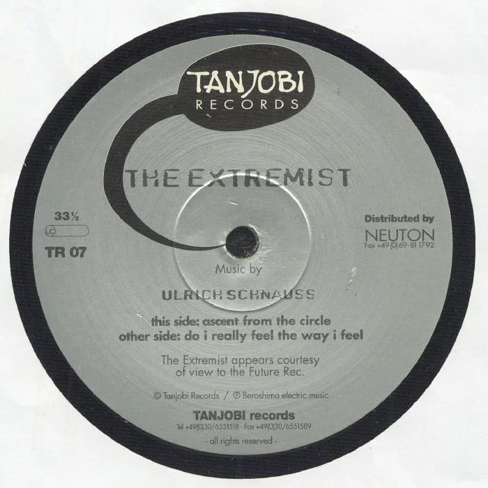 Лицевая сторона обложки — The EXTREMIST — Ascent From The Circle
