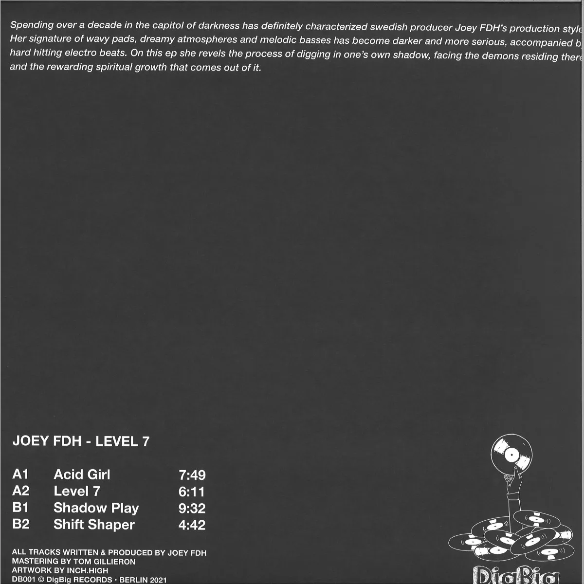 Back cover — Joey Fdh — Level 7
