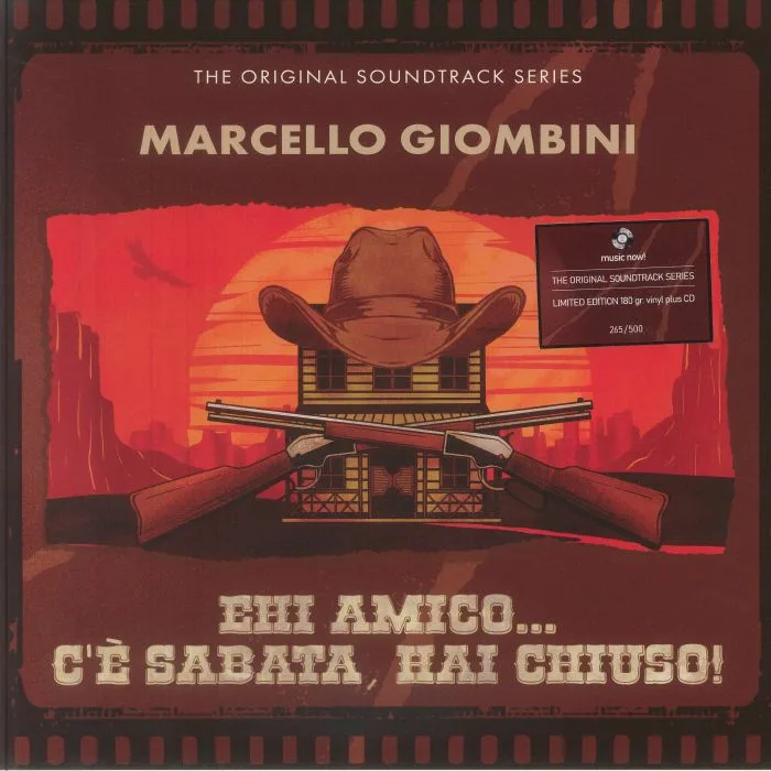Front cover — Marcello GIOMBINI — Ehi Amico C'e' Sabata Hai Chiuso! (Soundtrack)