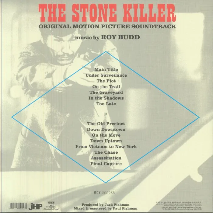 Обратная сторона обложки — Roy BUDD — The Stone Killer (Soundtrack)