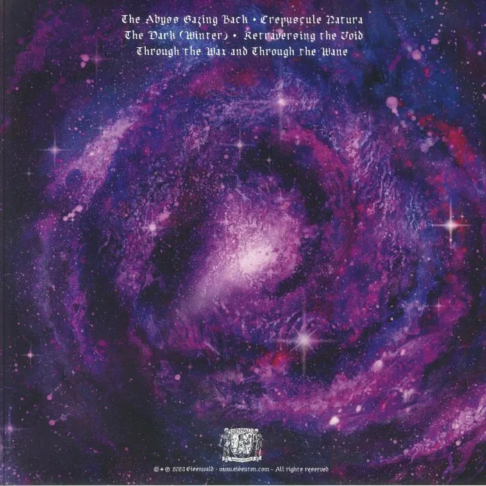 Back cover — UADA — Crepuscule Natura