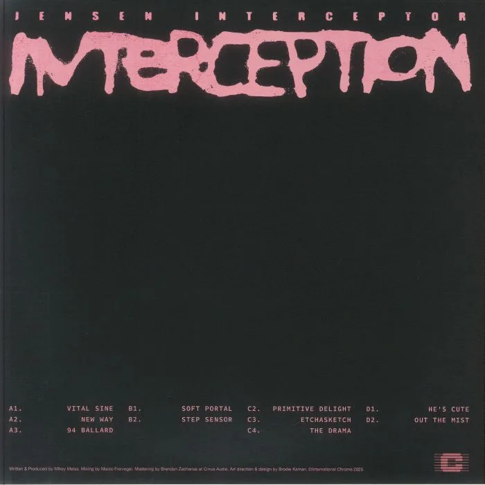Обратная сторона обложки — JENSEN INTERCEPTOR — Interception