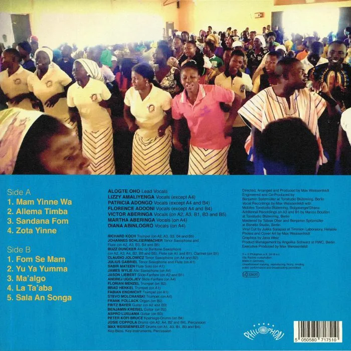 Back cover — Alogte OHO & HIS SOUNDS OF JOY — Mam Yinne Wa