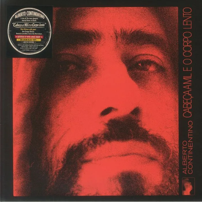Лицевая сторона обложки — Alberto CONTINENTINO — Cabeca A Mil E O Corpo Lento
