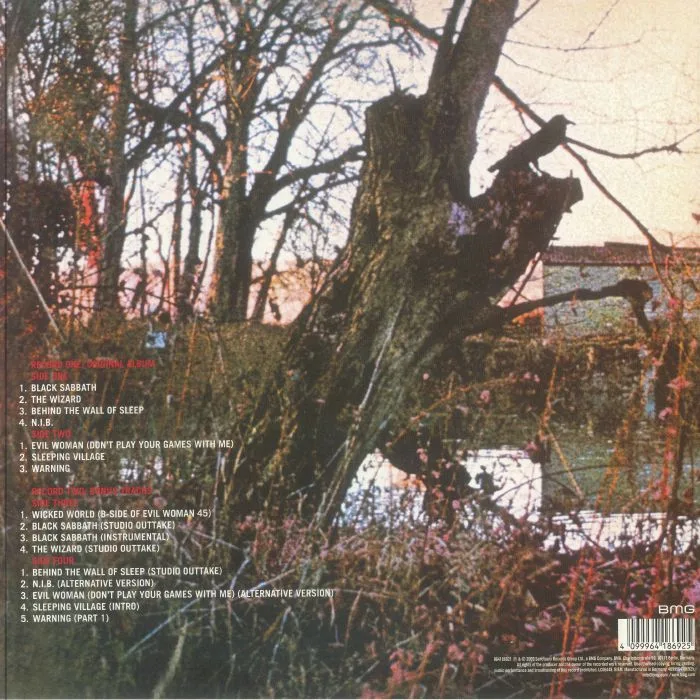 Обратная сторона обложки — BLACK SABBATH — Black Sabbath (Deluxe Edition) (reissue)