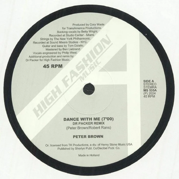Peter BROWN — Dance With Me (Dr Packer Remixes)