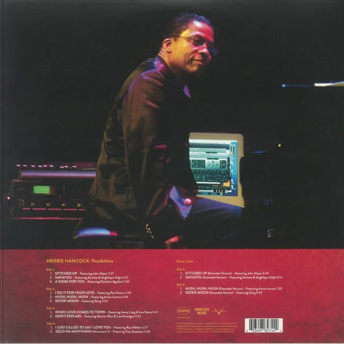 Обратная сторона обложки — Herbie HANCOCK — Possibilities (reissue)