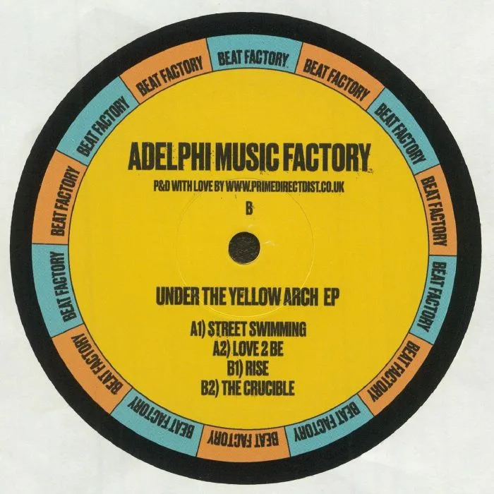 Обратная сторона обложки — Adelphi Music Factory — Under The Yellow Arch EP