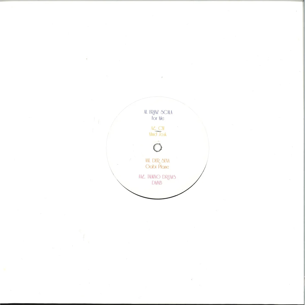 Обратная сторона обложки — Franz Scala/Cw/Der Sexa/Talking Drums — DB12 009