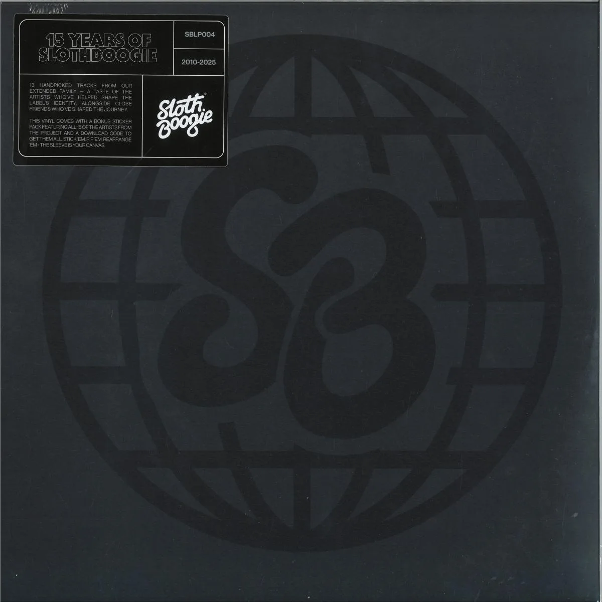 Лицевая сторона обложки — Various — 15 Years Of SlothBoogie LP 2x12"