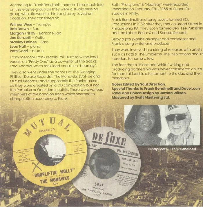 Back cover — The 4 MASTERS — Pretty One