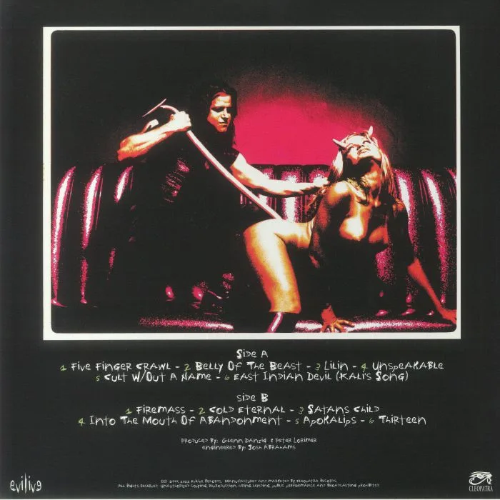 Back cover — DANZIG — 6:66 Satans Child