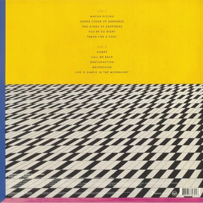 Back cover — The STROKES — Angles
