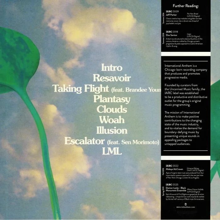 Back cover — RESAVOIR — Resavoir