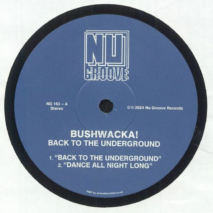 Front cover — BUSHWACKA — Back To The Underground
