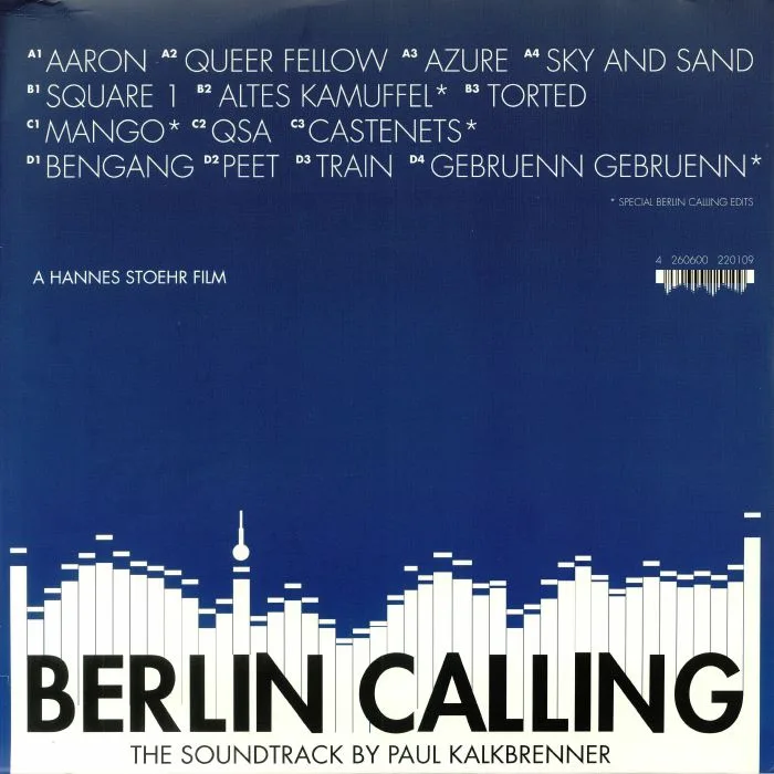 Back cover — Paul Kalkbrenner — Berlin Calling - The Soundtrack 2x12"
