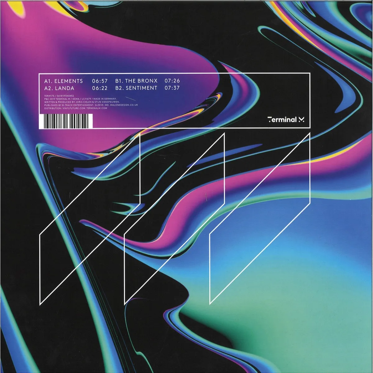 Обратная сторона обложки — Joyhauser — Elements EP