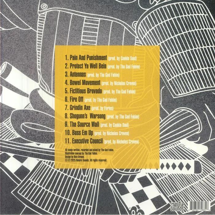 Back cover — THA GOD FAHIM — Tha Dark Shogunn Saga Vol 3