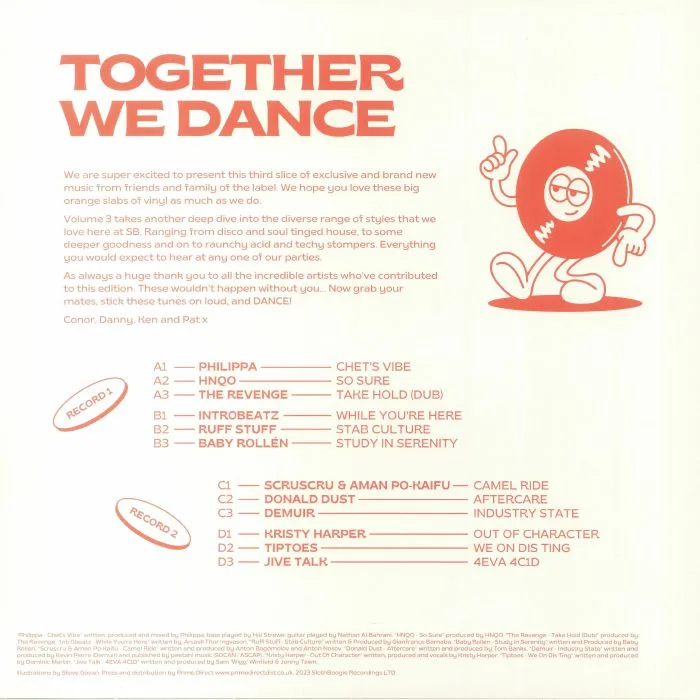 Back cover — VARIOUS — Dancing With Friends Volume 3