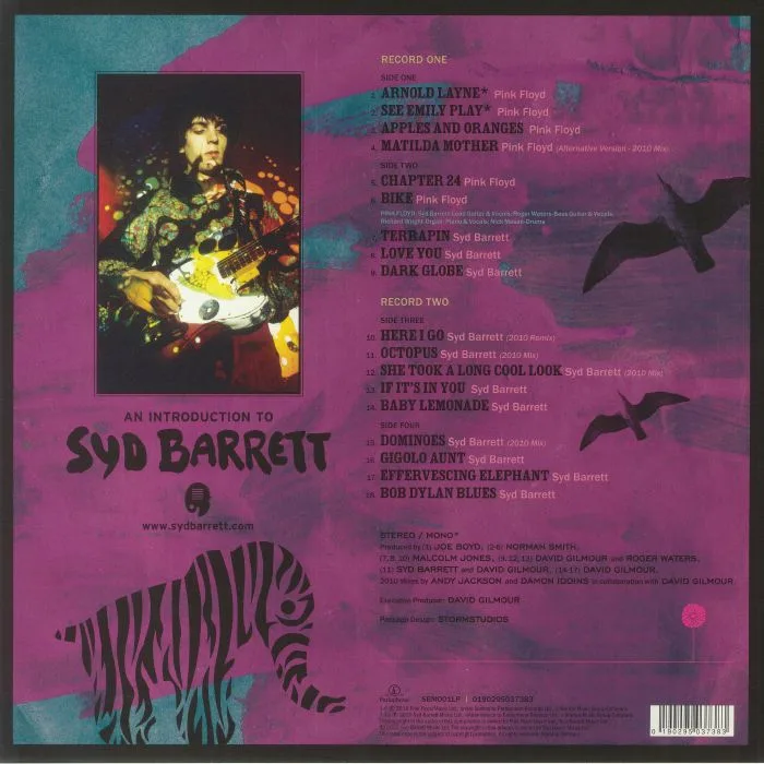 Обратная сторона обложки — Syd BARRETT — An Introduction To Syd Barrett (reissue)