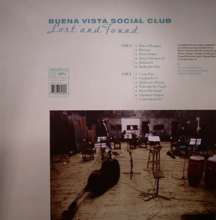 Back cover — BUENA VISTA SOCIAL CLUB — Lost & Found