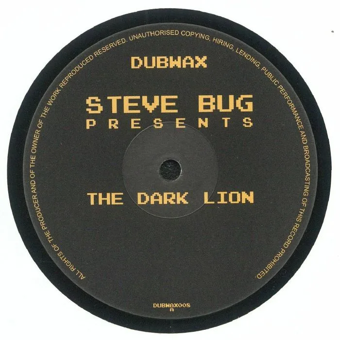 Лицевая сторона обложки — Steve BUG — The Dark Lion