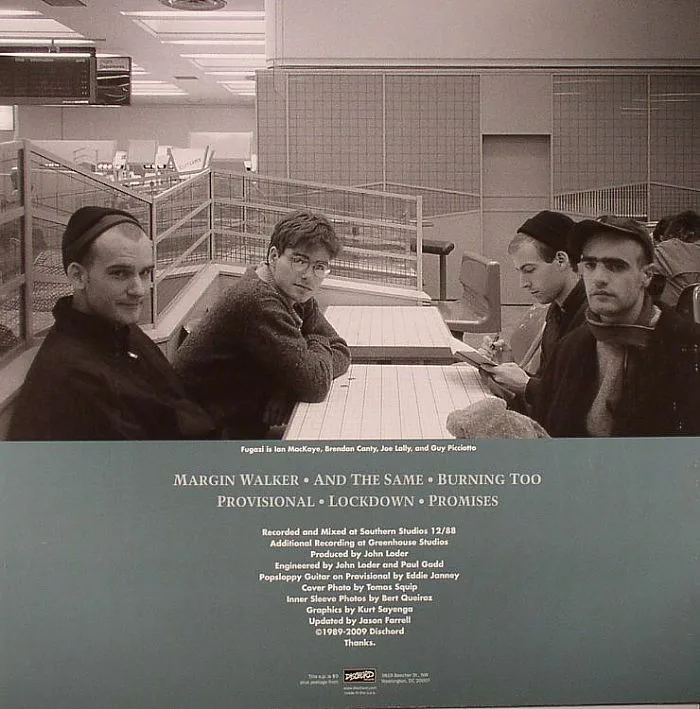 Обратная сторона обложки — FUGAZI — Margin Walker