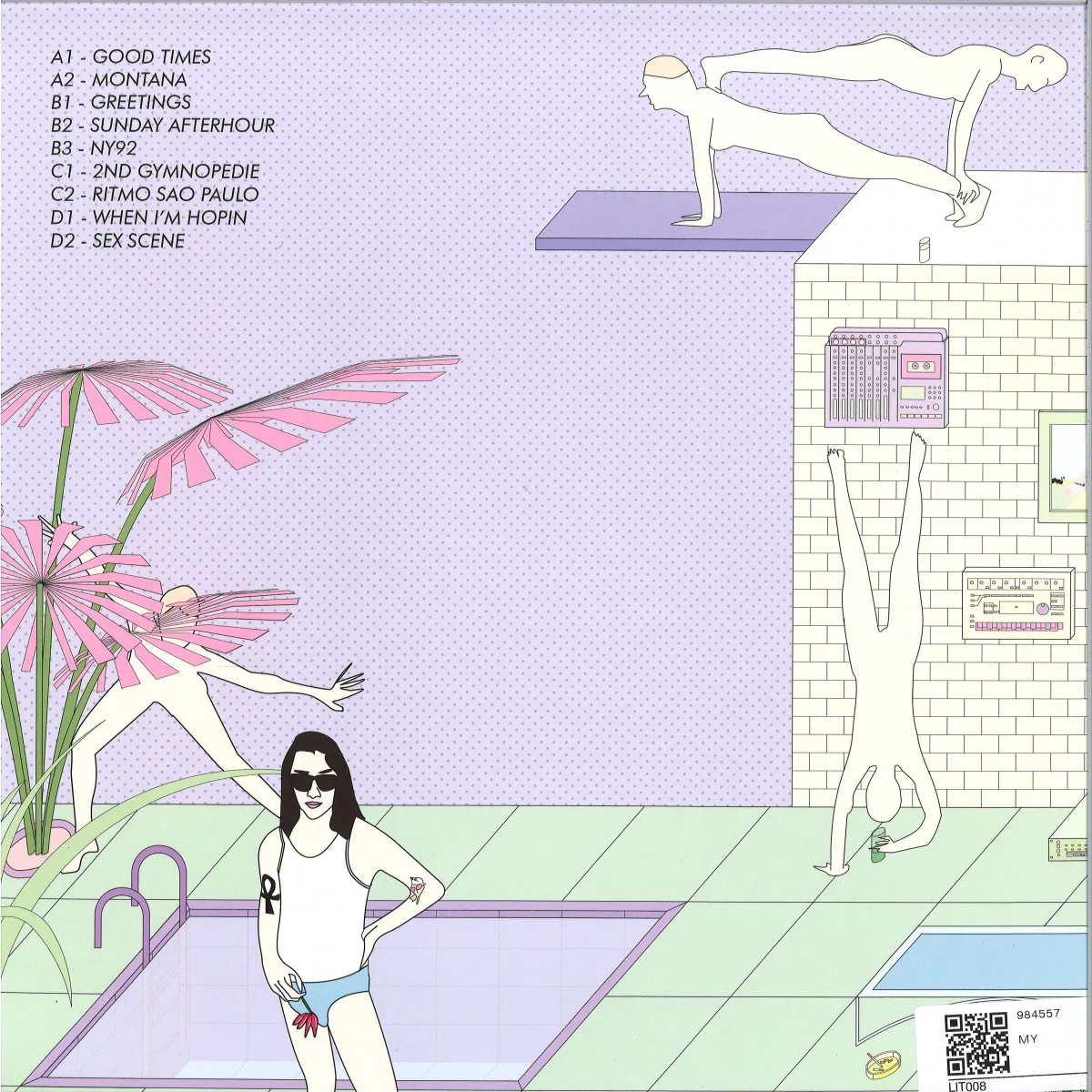 Обратная сторона обложки — Jk — HOUSE PARTY BEATS VOL. 1 2x12"