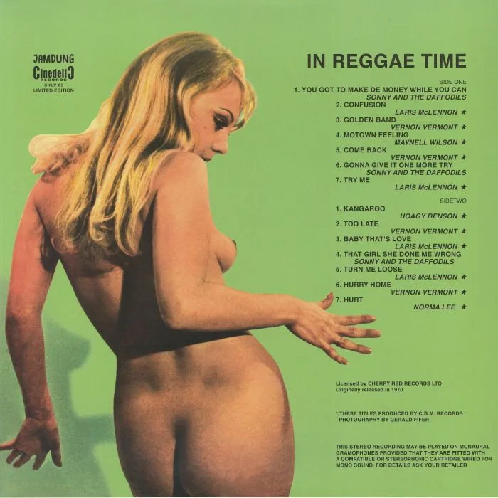 Обратная сторона обложки — VARIOUS — In Reggae Time (reissue)