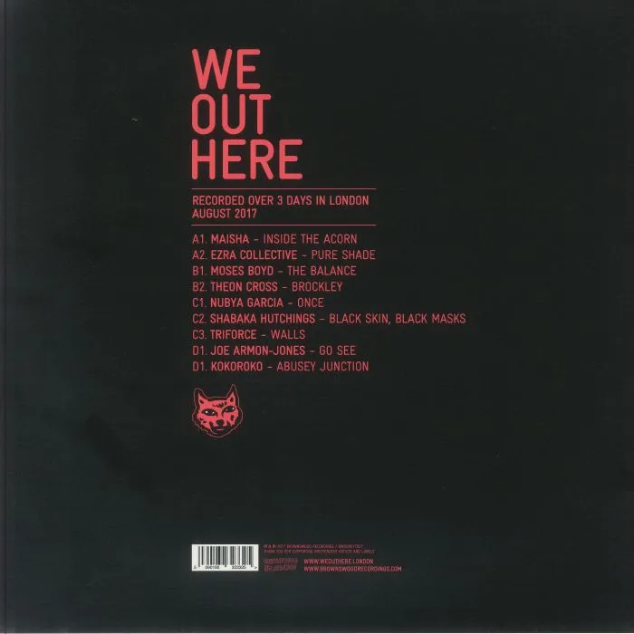Обратная сторона обложки — VARIOUS — We Out Here
