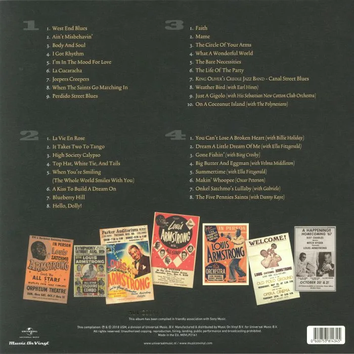Back cover — Louis ARMSTRONG — Collected