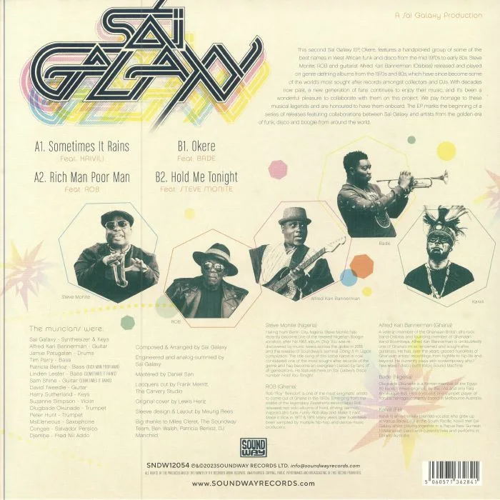 Back cover — SAI GALAXY — Okere