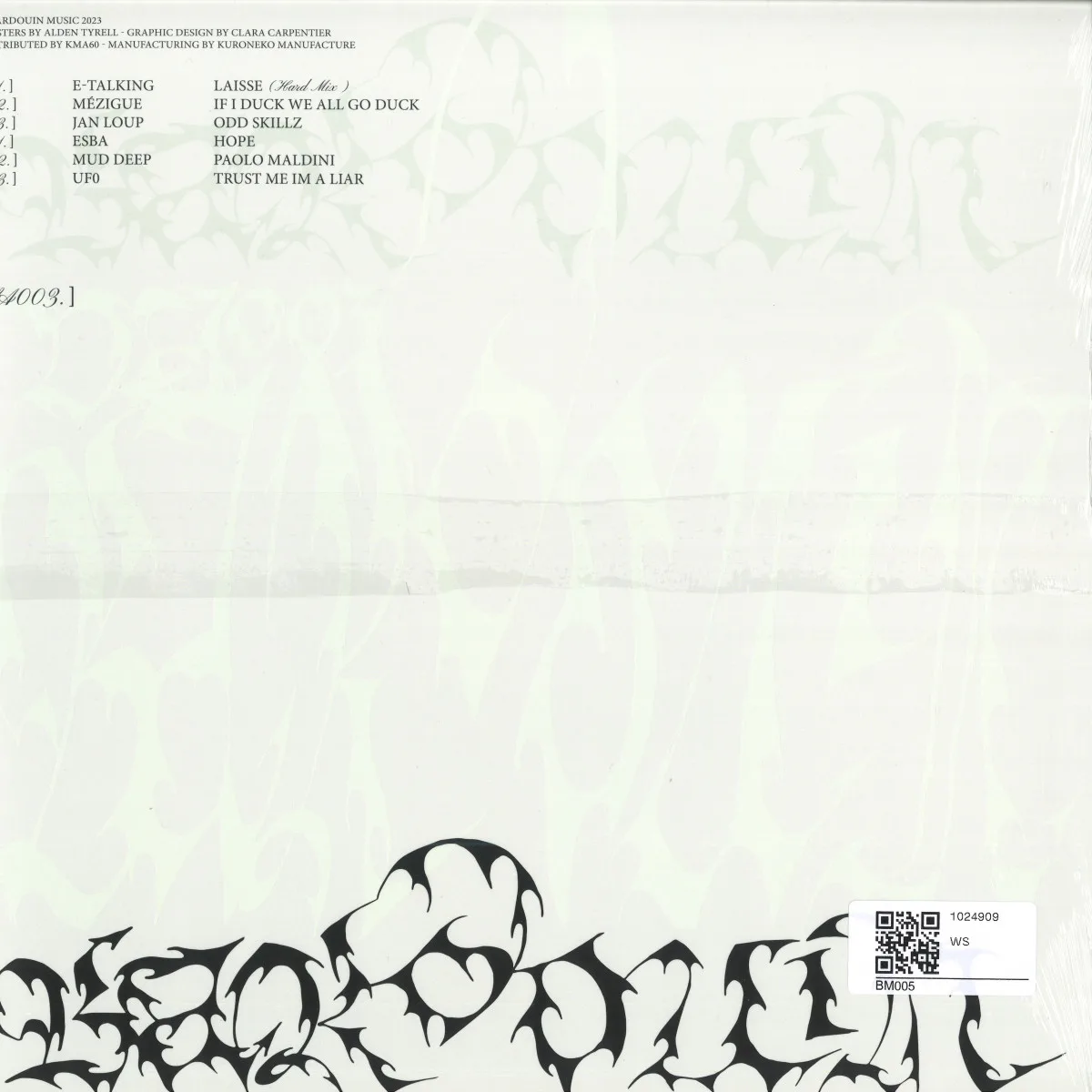 Back cover — Various — Bardouin VA003