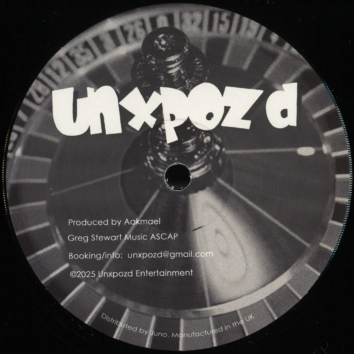 Front cover — DJ Aakmael — Numbers Game EP