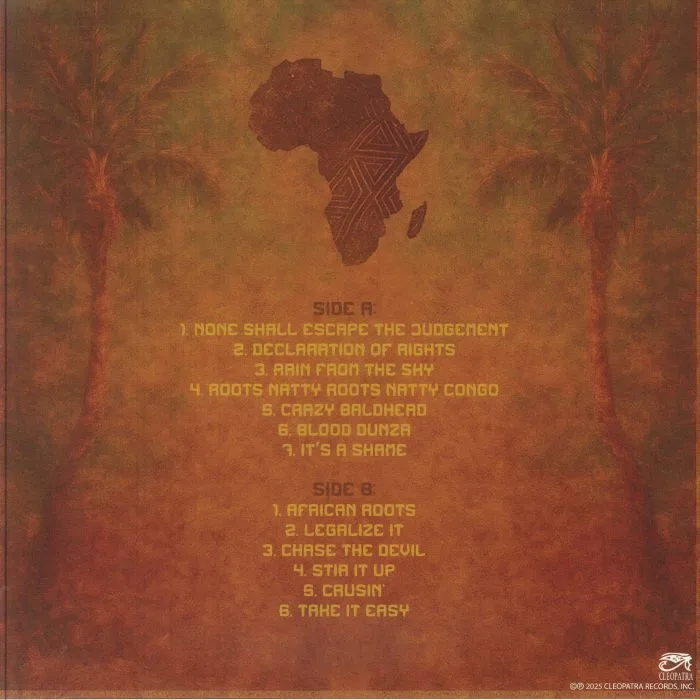 Back cover — Johnny CLARKE — African Roots