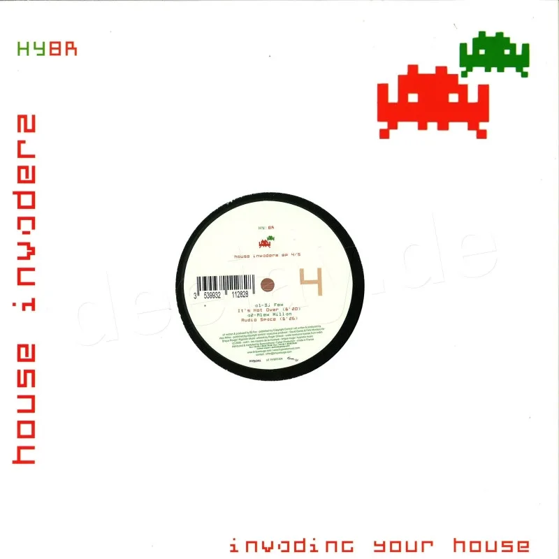 Front cover — House Invaderz — House Invaderz 4/5 Ep