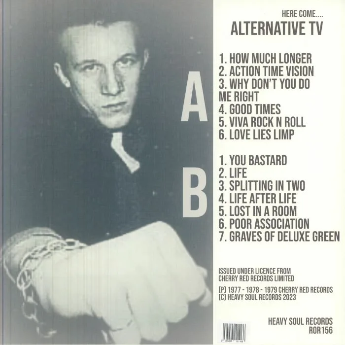 Back cover — ALTERNATIVE TV — Here Come