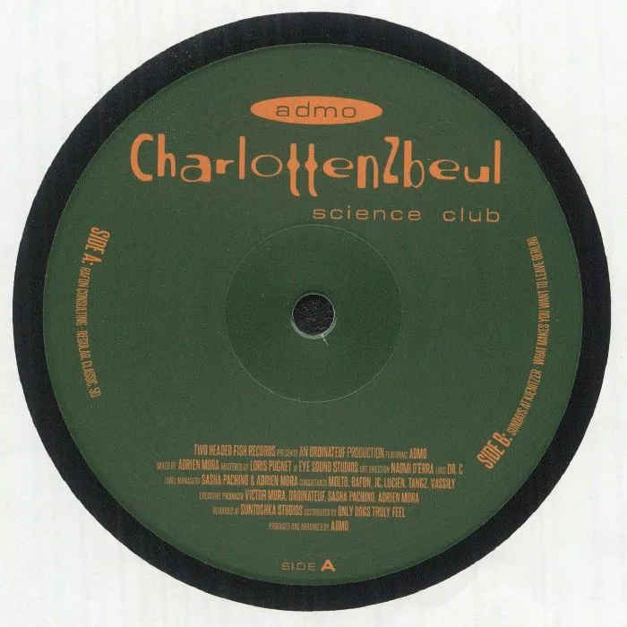 Front cover — ADMO — Charlottenzbeul Science Club EP