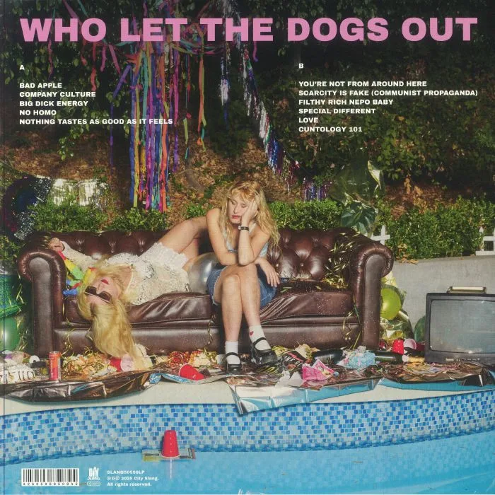 Обратная сторона обложки — LAMBRINI GIRLS — Who Let The Dogs Out