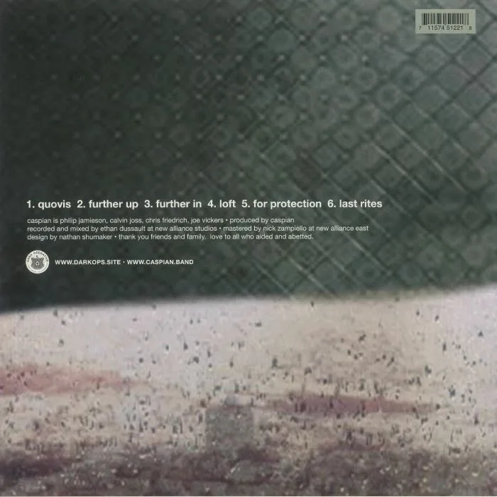 Обратная сторона обложки — CASPIAN — You Are The Conductor (reissue)