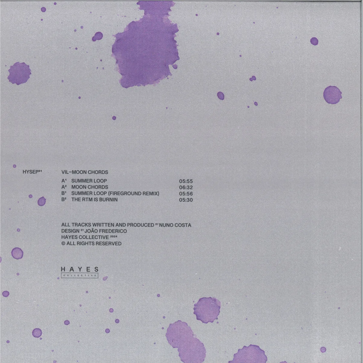 Back cover — VIL — Moon Chords