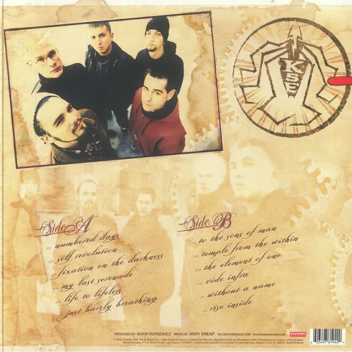 Back cover — KILLSWITCH ENGAGE — Alive Or Just Breathing (reissue)