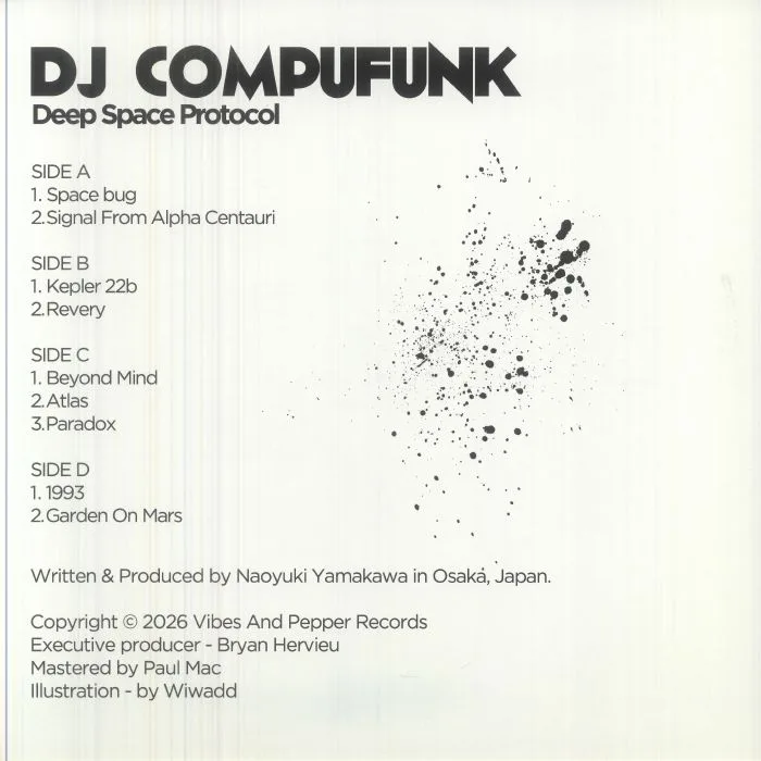 Обратная сторона обложки — DJ COMPUFUNK — Deep Space Protocol